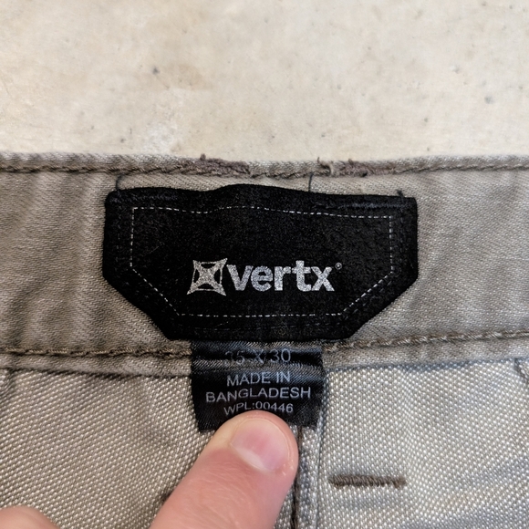 Vertx Pants Men's 35x30 (34x28.5) Brown Articulated Knee - Picture 3 of 5